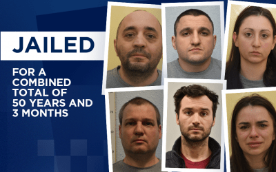 Group of six convicted of spying for Russia jailed for total of 50 years