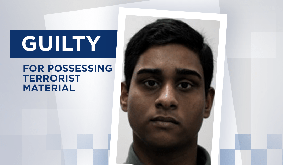 West London teenager pleads guilty to terrorism offences