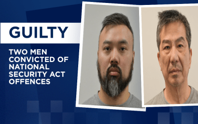 Two men convicted of National Security Act offences